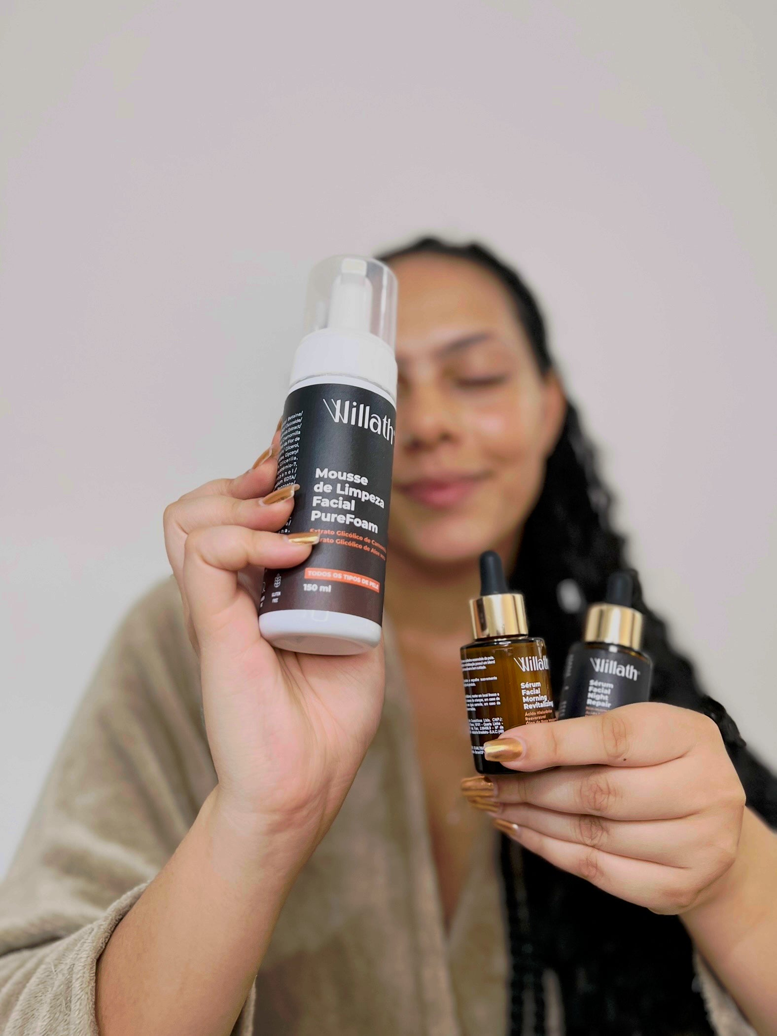 Rotina Skincare - Limpeza Revitalização e Reparação Completa Willath
