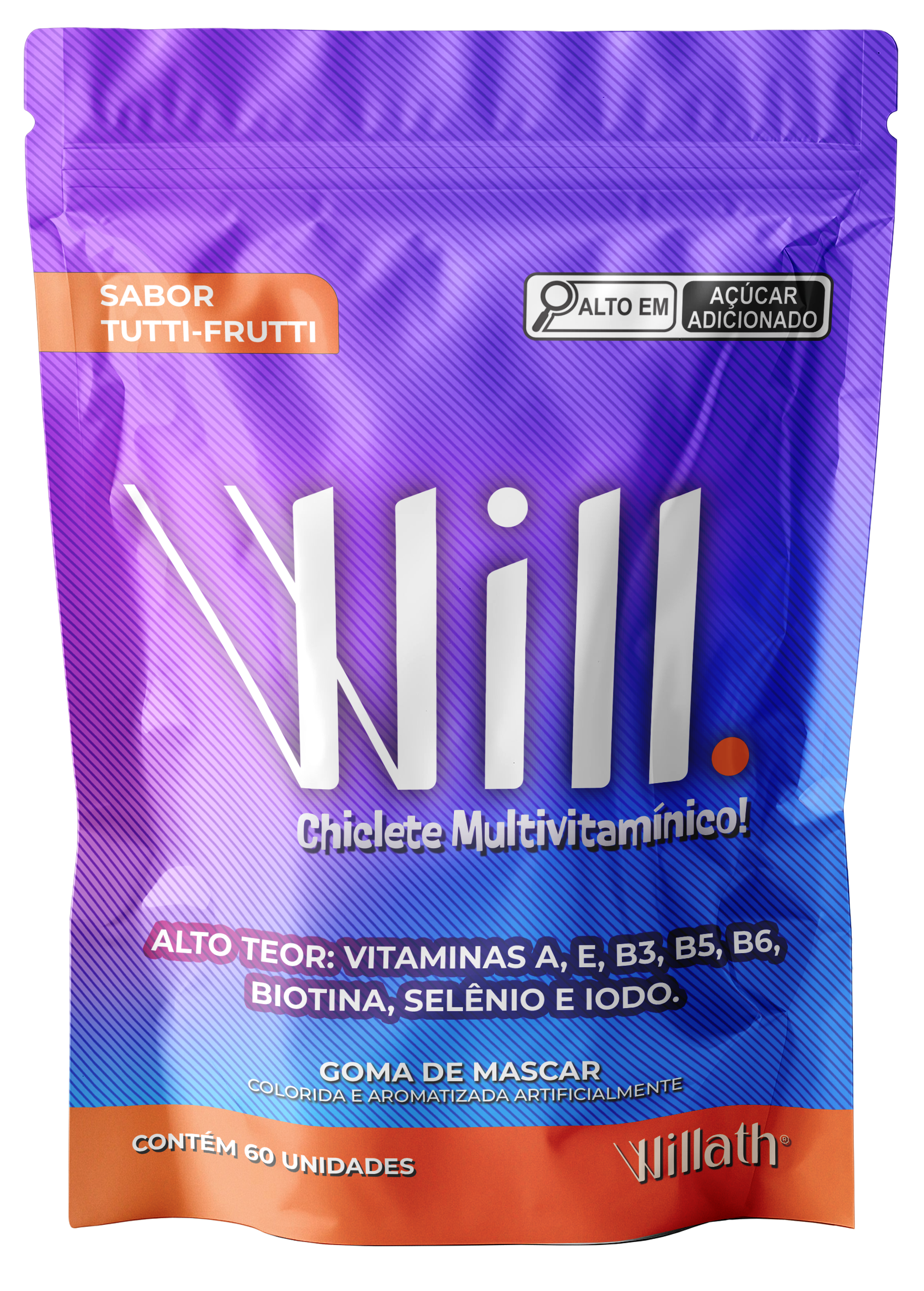 Chiclete da Beleza – Suplemento Multivitamíco para Cabelo, Pele e Unhas com Biotina, Zinco e Complexo Multivitamínicos